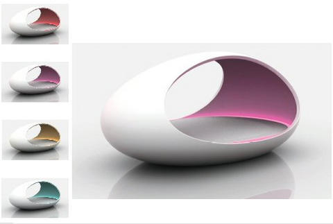 驚奇清爽的蛋殼床現(xiàn)身