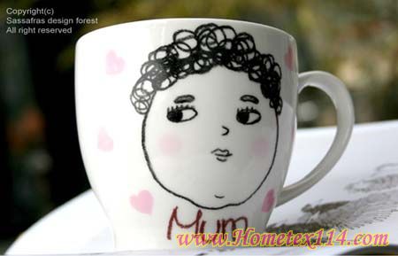 韓流潮物創意可愛的插畫杯子