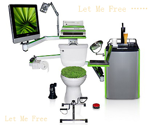 奢華的享受就在馬桶上