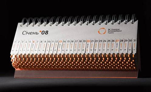 用火柴制作的個性臺歷