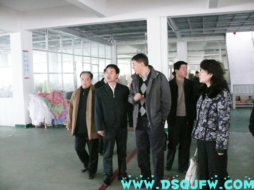 紡織工業協會領導來海調研