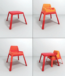 創(chuàng)意十足椅子與孩子共成長