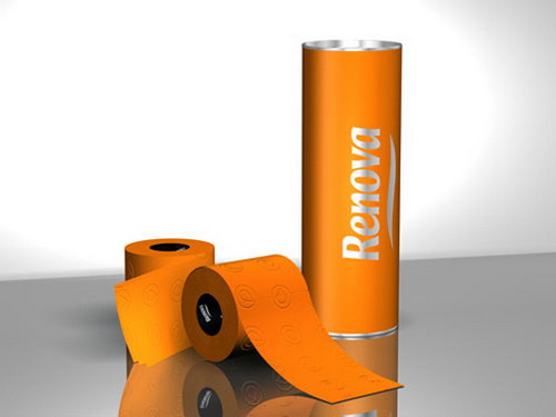 Renova驚艷彩色衛生紙