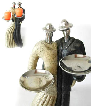 超好玩人型歐式家居擺件