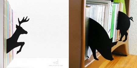 書架上的可愛動物世界