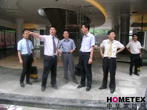 上海貿促會秘書長余晨考察鵬欣