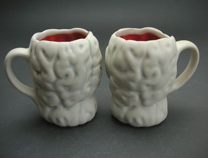 另類個(gè)性的大腦咖啡杯