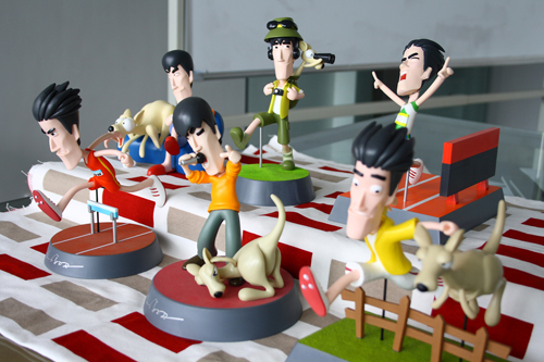 超級(jí)好玩 可愛劉翔公仔