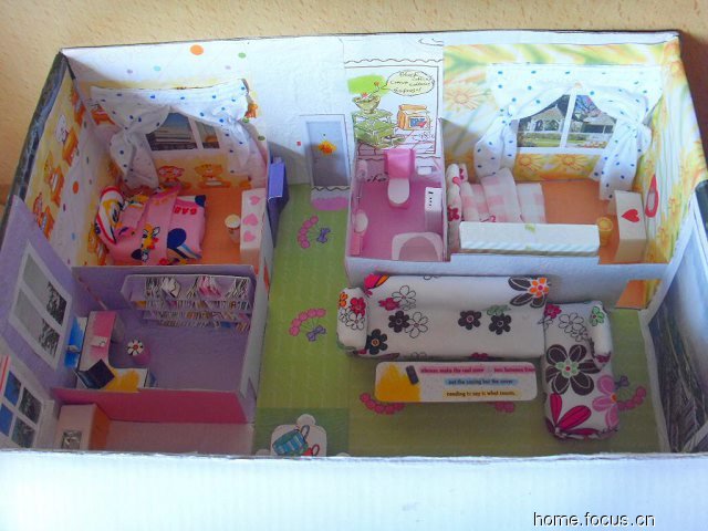 鞋盒子里的兩居室可愛小家