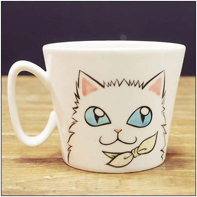 卡哇伊貓貓馬克杯的美味生活
