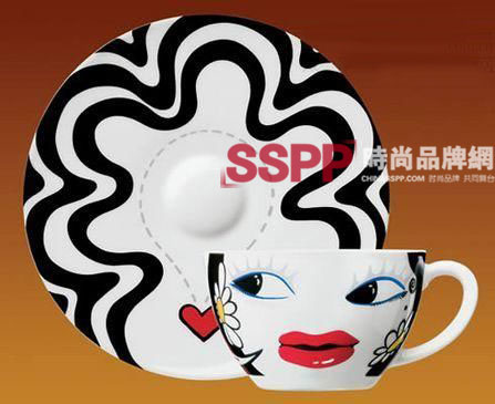 小資表情豐富超可愛咖啡杯