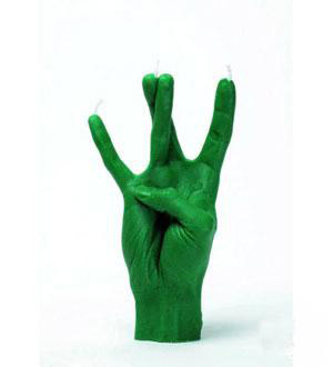 法國人氣仿真手型蠟燭