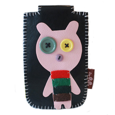 紐扣+碎布自己動手做卡卡套