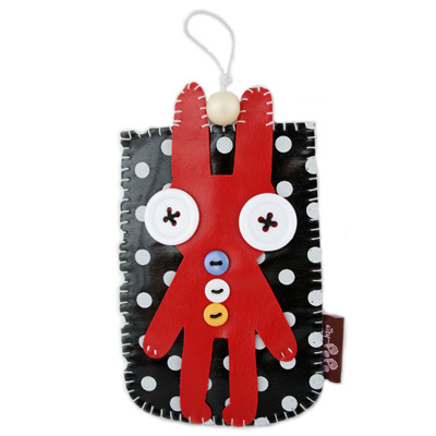 紐扣+碎布自己動手做卡卡套