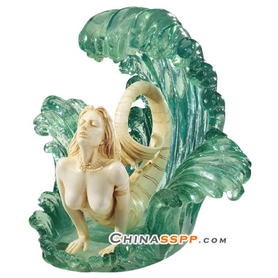 歐式風尚美人魚家居雕刻裝飾(一)