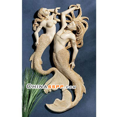歐式風尚美人魚家居雕刻裝飾(二)
