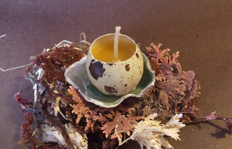 巧妙DIY個蛋殼蠟燭