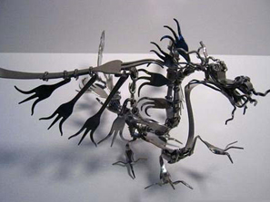 絕對雷人 用刀叉做裝飾