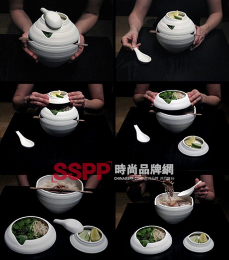 OSadri設計白色組合餐具