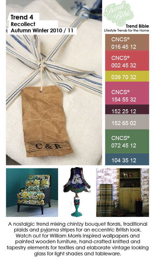 2010/11秋冬季家紡趨勢(shì)