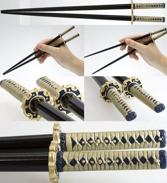 “刀筷合一”的武士刀筷子