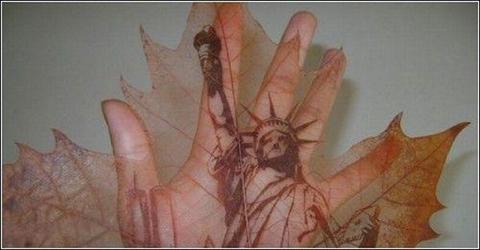 巧奪天工的樹葉設計