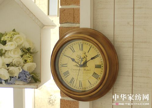 韓式清新典雅 古典家具壁鐘