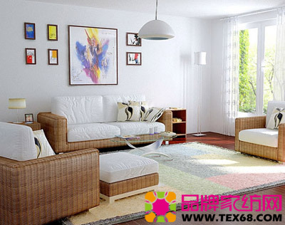 時尚地毯瞬間點亮居室空間