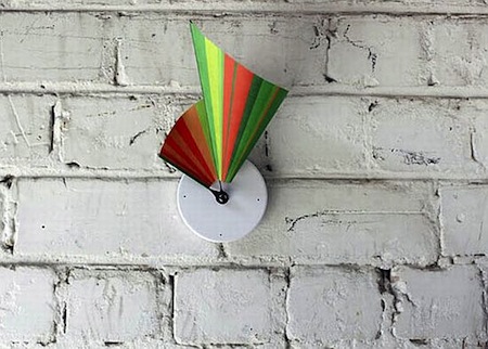 漸變扇面的色譜3D時鐘