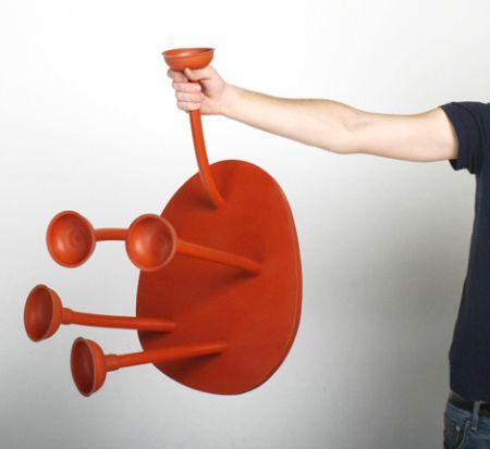 神奇的吸盤桌子