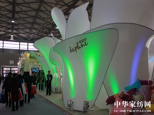 黛富妮家紡用展臺(tái)演繹品牌價(jià)值