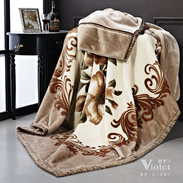 紫羅蘭:精致毛毯暖暖春意