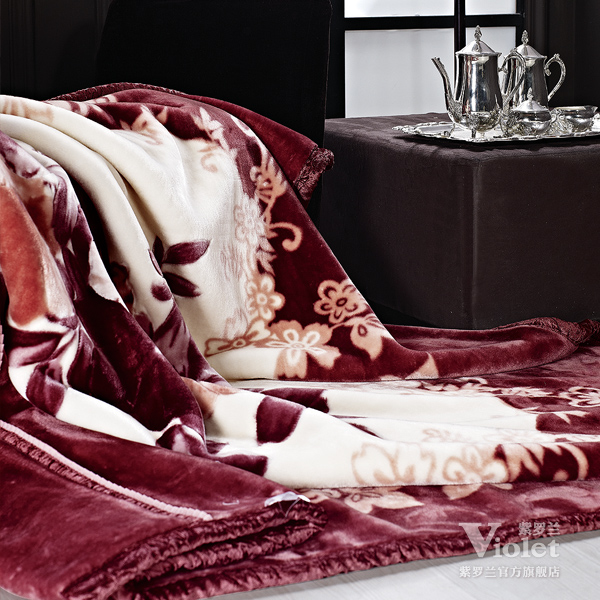 紫羅蘭:精致毛毯暖暖春意
