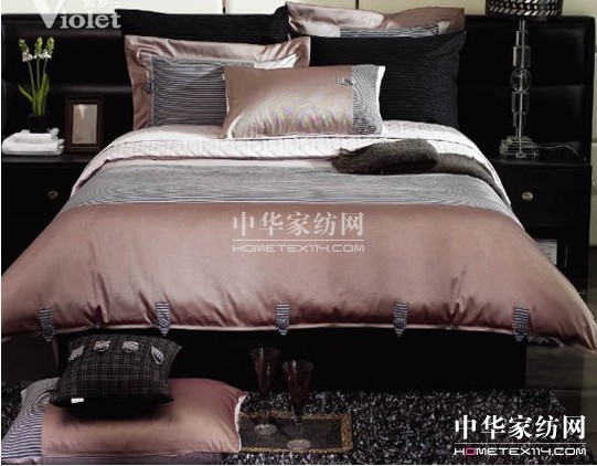 紫羅蘭冬日床品沉淀的歲月