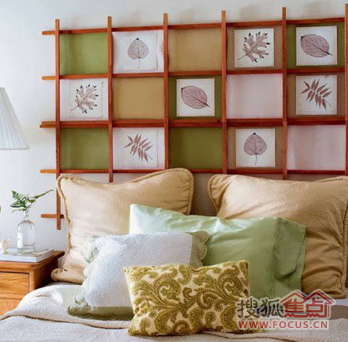創(chuàng)意床頭背景墻設(shè)計(jì)溫馨臥室床品(一)
