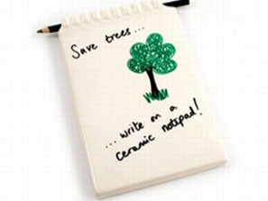 創意環保的陶瓷便簽!