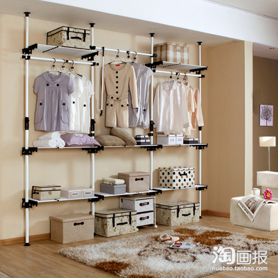 韓式衣柜DIY組裝創意擴容空間(下)