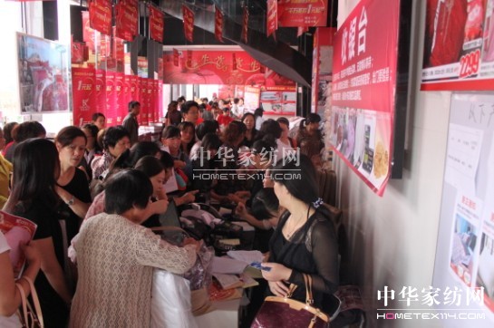 凱盛家紡海門大促創152萬佳績
