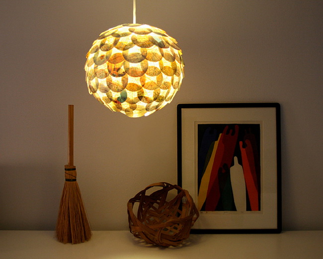 美麗的朝鮮薊吊燈