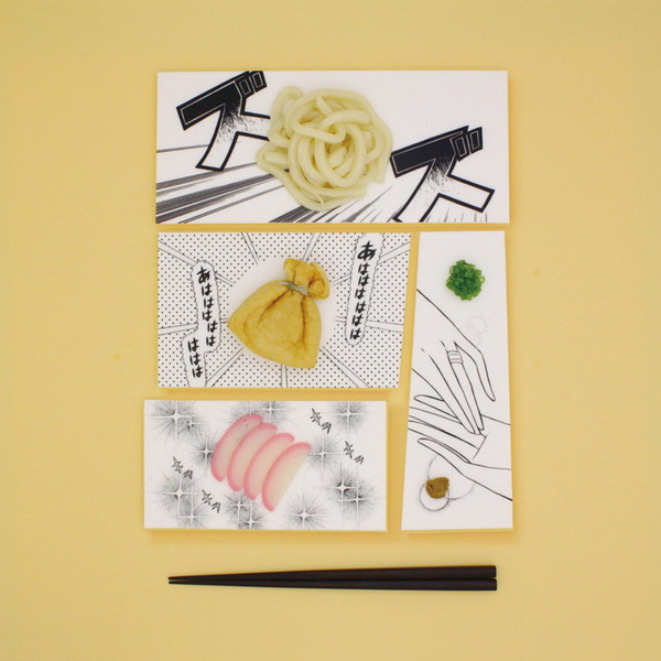 漫畫(huà)餐盤(pán)