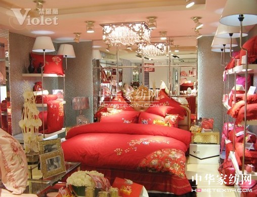 紫羅蘭談家紡櫥窗陳列的重要性