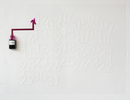 會(huì)動(dòng)的油墨月歷神奇時(shí)間顯示器