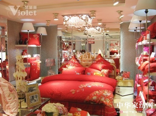 紫羅蘭賦予家紡藝術(shù)美