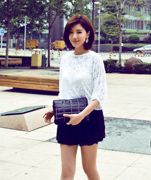 賈靜雯淑女名媛范兒街拍