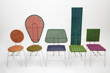 簡單實用的手工竹椅