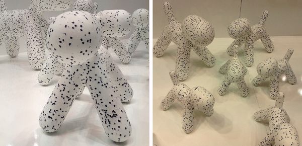 可愛的斑點小狗兒童座椅