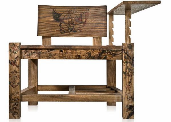 可以拆卸的紋身椅子