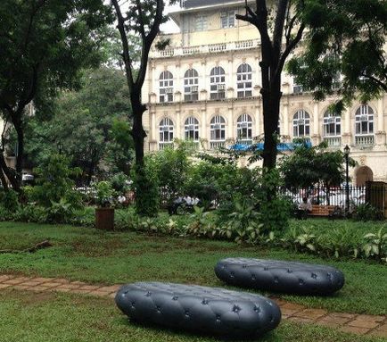 可以自動澆灌植物的蓄水沙發