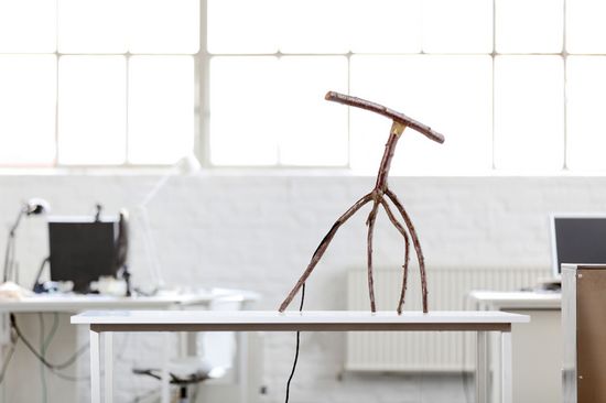 創(chuàng)意燈具:樹枝燈座