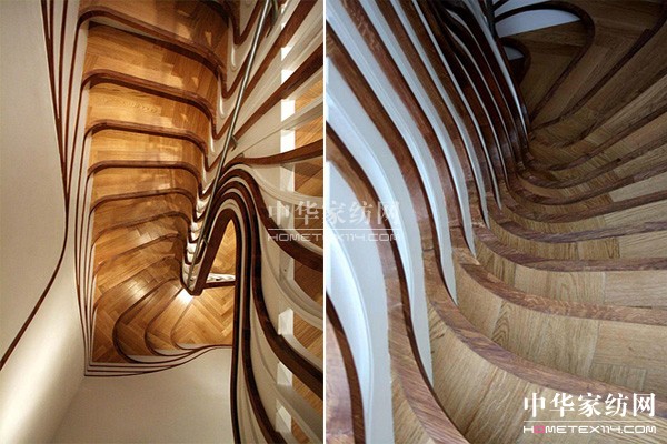 【1】史上最凌亂而狂放的曲線樓梯